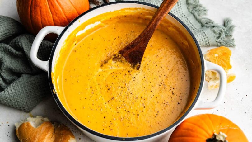 Pumpkin-Soup-H1.jpg From Scratch Pumpkin Soup – The Stay At Home Chef