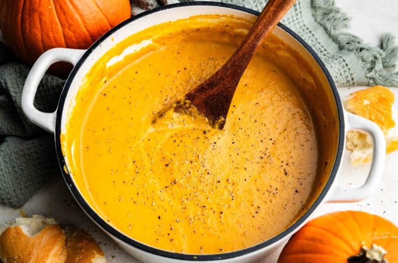 Pumpkin-Soup-H1.jpg From Scratch Pumpkin Soup – The Stay At Home Chef