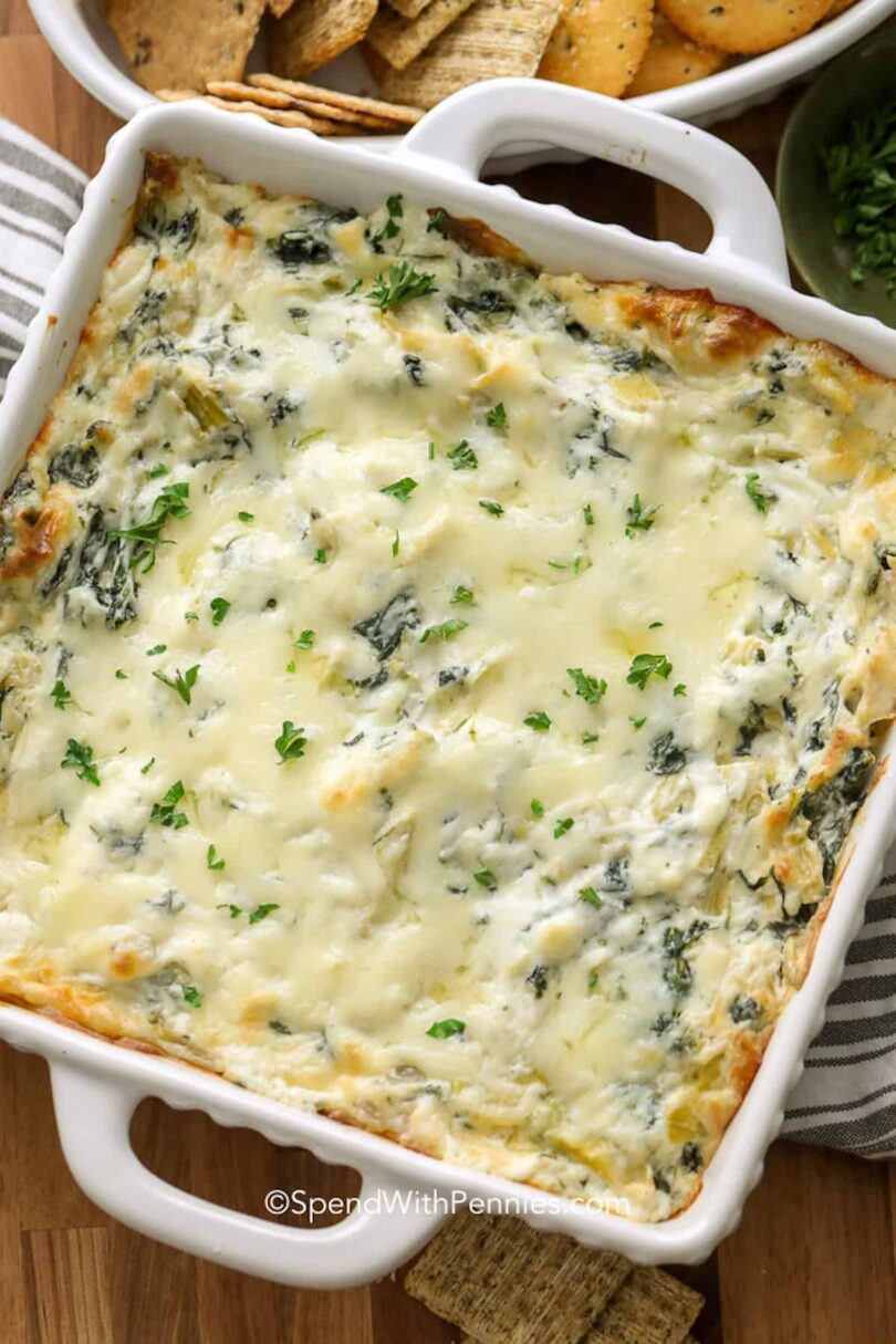 SpendWithPennies-SpendWithPennies-Spinach-Artichoke-Dip-32.jpg The Best Spinach Artichoke Dip