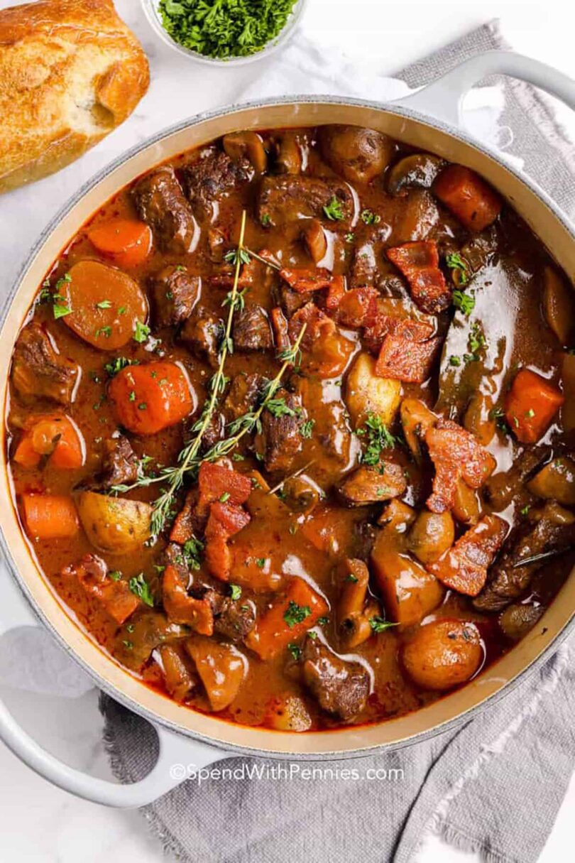 Beef Bourguignon Recipe – Spend With Pennies