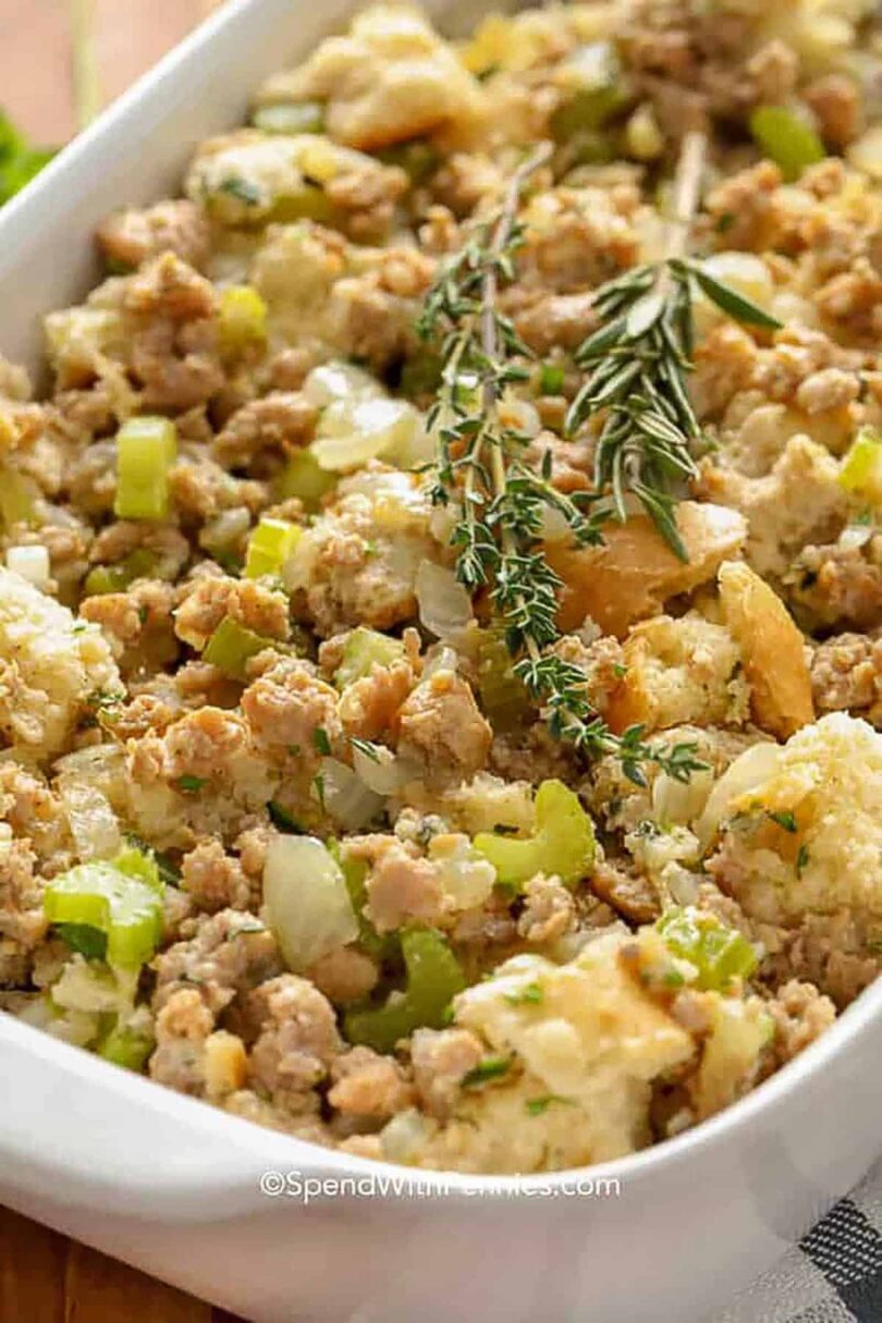 Sausage Stuffing Recipe – Spend With Pennies