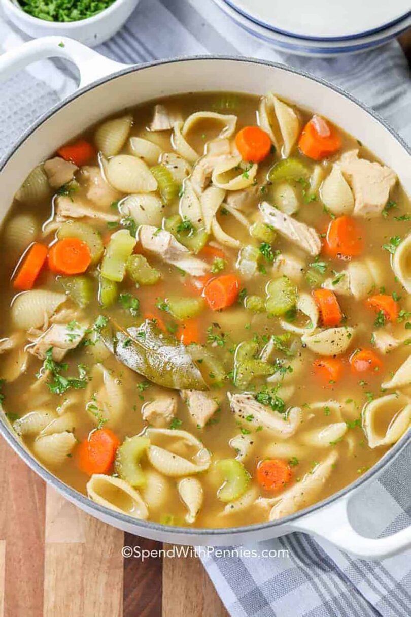 Easy Turkey Soup – Spend With Pennies