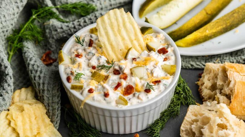 Bacon-Wrapped-Dill-Pickle-Dip-H1.jpg Bacon-Wrapped Dill Pickle Dip – The Stay At Home Chef
