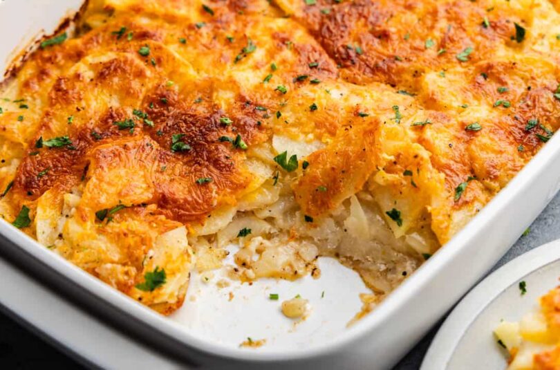 Cheesy-Scalloped-Potatoes-H1.jpg The Best Cheesy Scalloped Potatoes