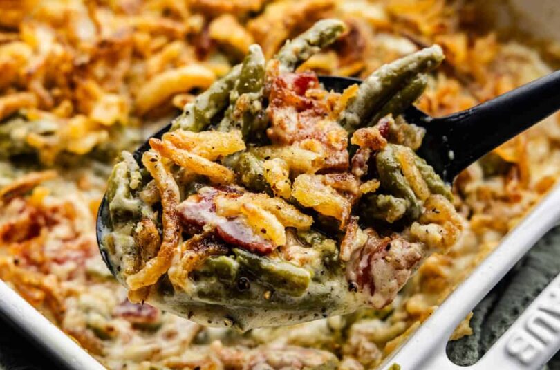 Easy-Green-Bean-Casserole-H1.jpg Easy Green Bean Casserole (No Cream of Mushroom!)
