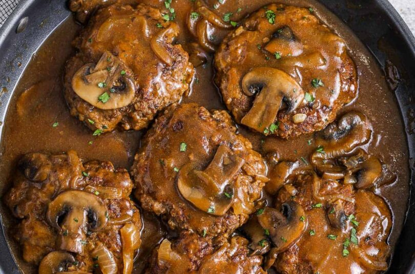 Salisbury-Steak-SpendWithPennies-108.jpg Salisbury Steak Recipe- Spend with Pennies