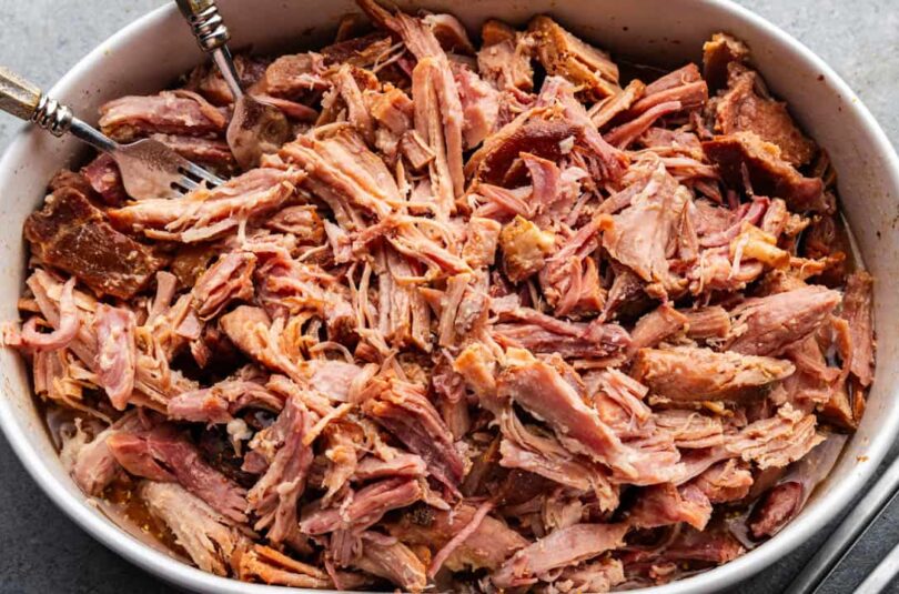 Savory Pulled Ham – The Stay At Home Chef