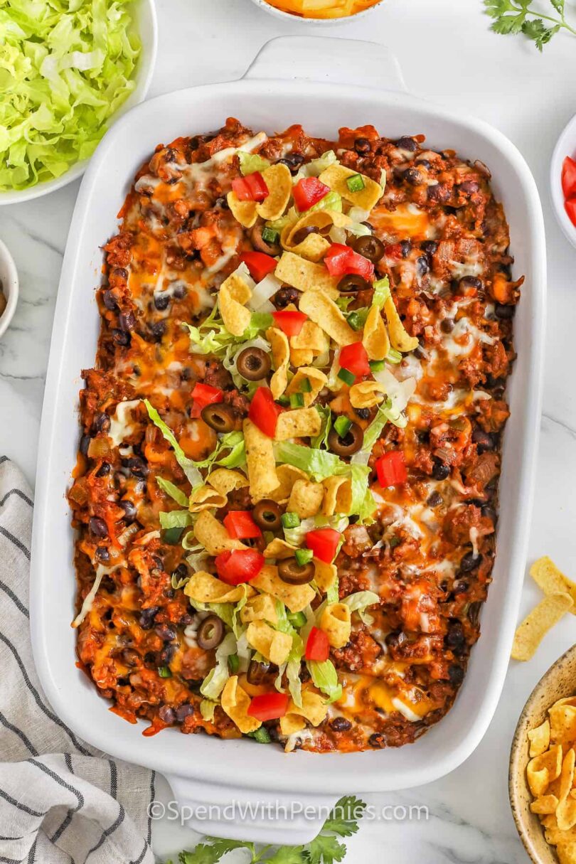 Taco Casserole – Spend With Pennies
