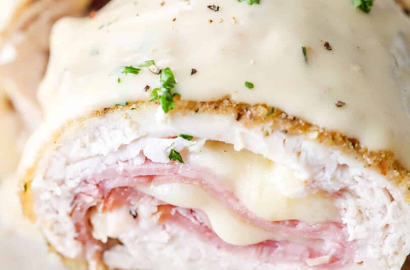 Oven Baked Chicken Cordon Bleu