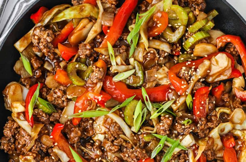 Ground Beef Stir Fry – Spend With Pennies
