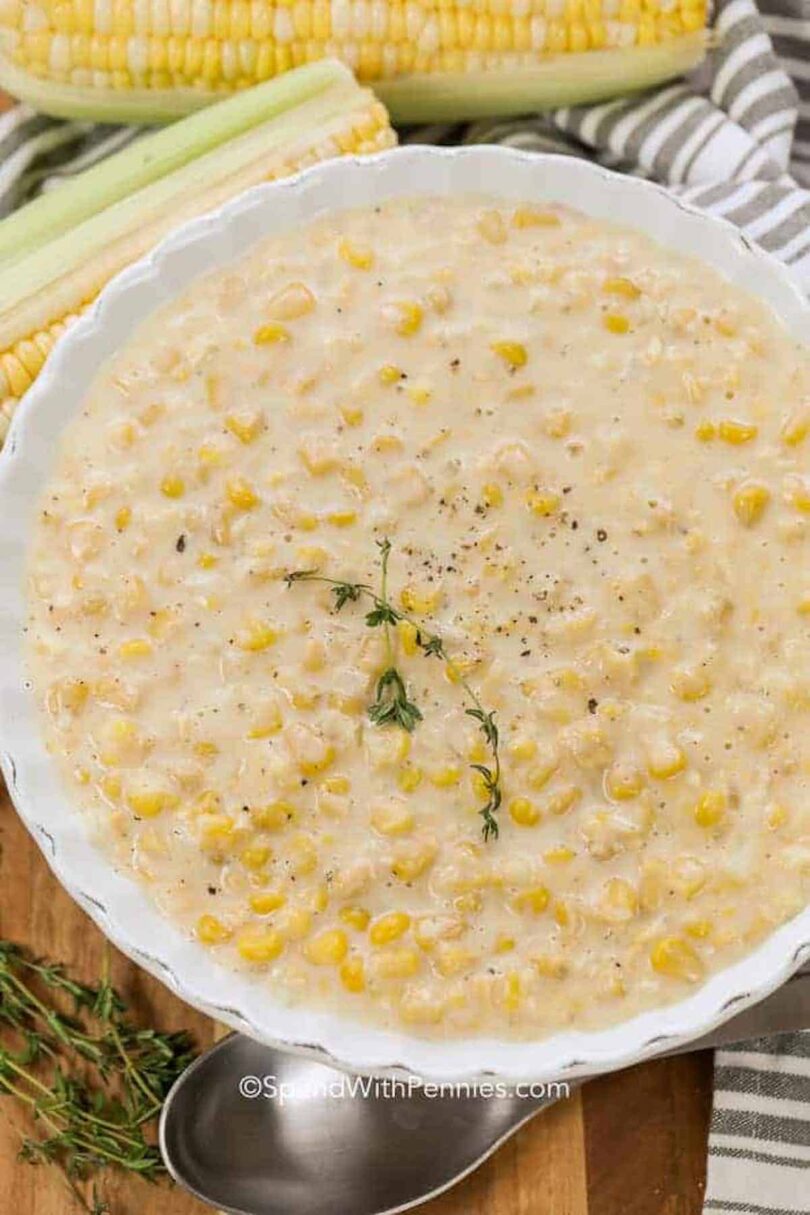 Homemade Creamed Corn – Spend With Pennies