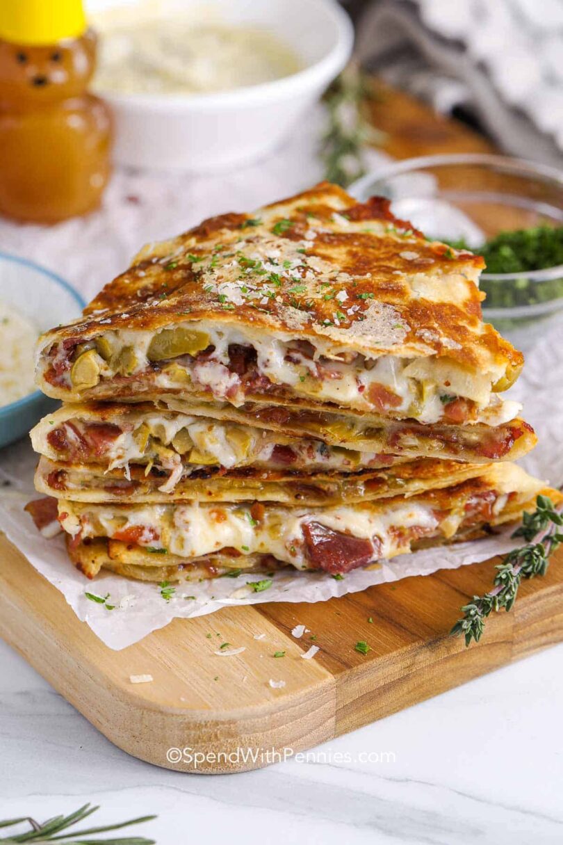 Charcuterie Quesadilla – Spend With Pennies