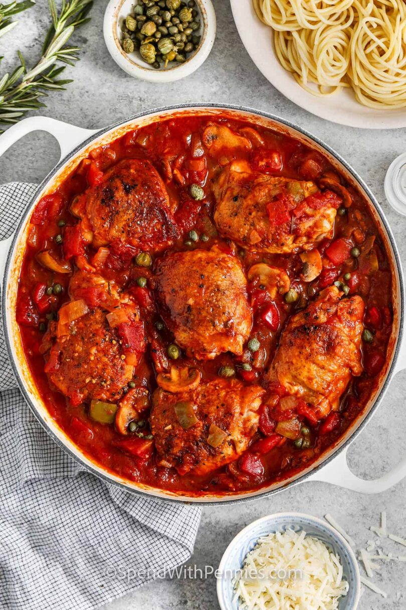 Chicken Cacciatore – Spend With Pennies