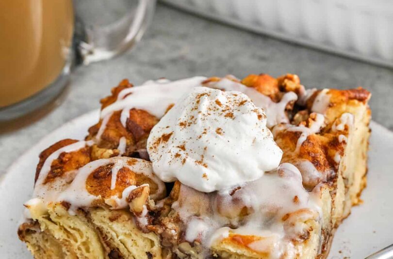 Cinnamon Roll French Toast Casserole