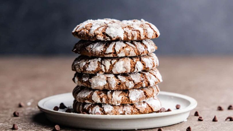 Chocolate Crinkle Cookies – The Stay At Home Chef