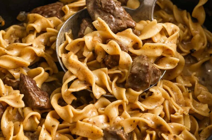 Crock Pot Beef and Noodles