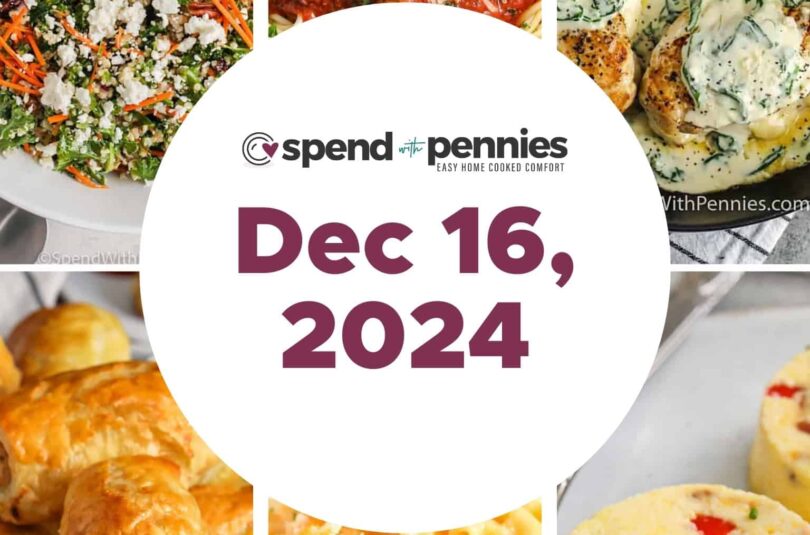 Weekly Meal Plan Dec 16, 2024