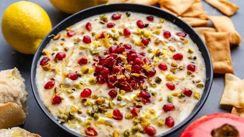 Pomegranate Pistachio Whipped Feta – The Stay At Home Chef