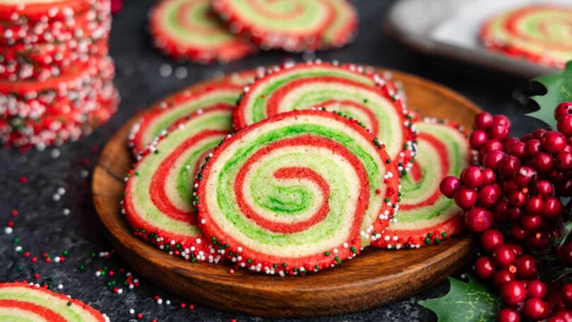 Spiral Christmas Sugar Cookies – The Stay At Home Chef