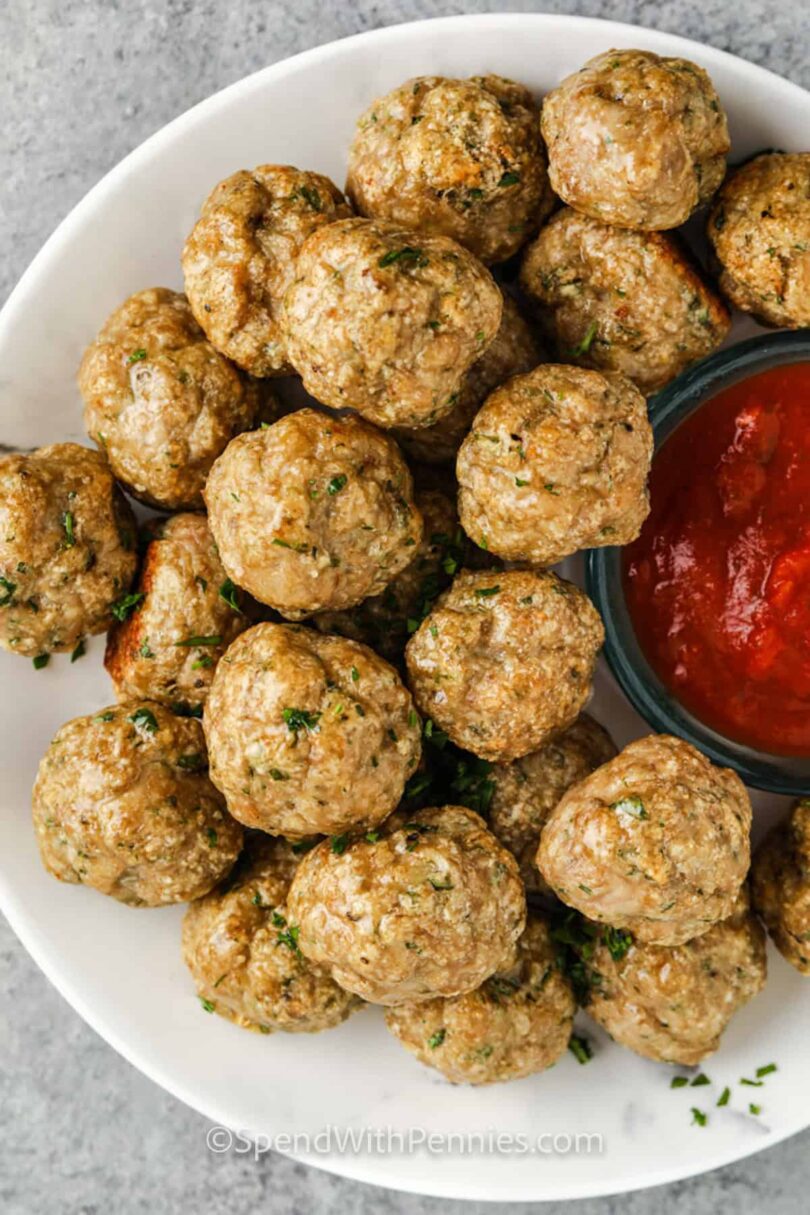 Juicy Chicken Meatballs – Spend With Pennies