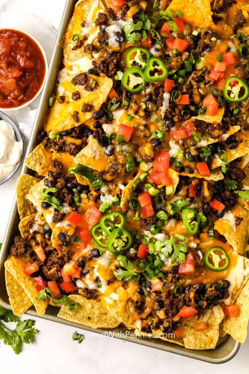 Easy Cheesy Nachos Recipe – Spend With Pennies