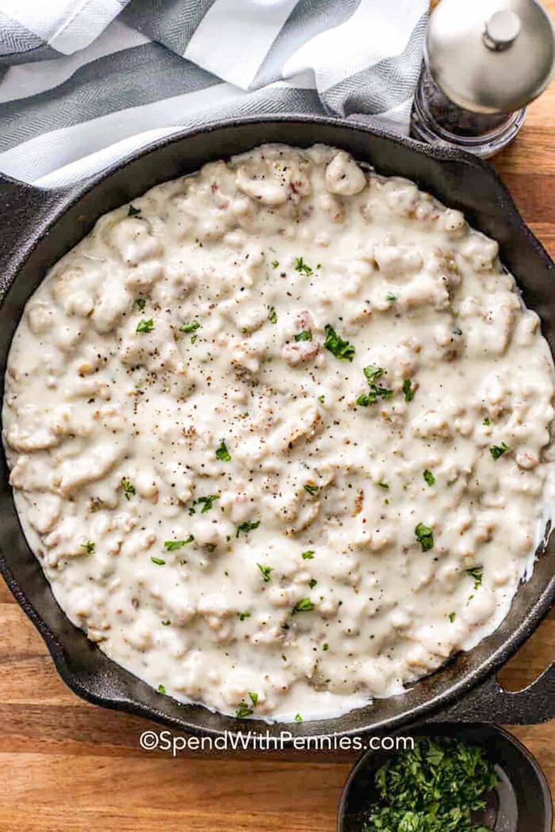 Sausage Gravy Recipe – Spend With Pennies
