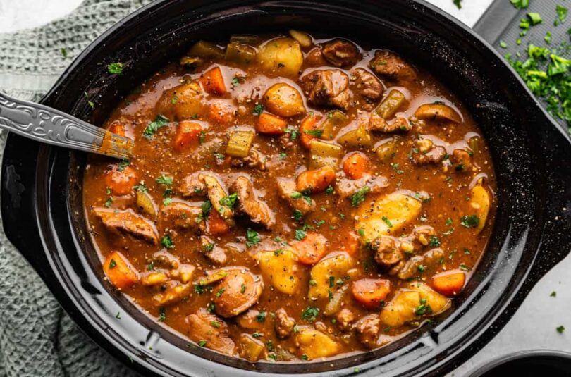 Slow Cooker Beef Stew – The Stay At Home Chef