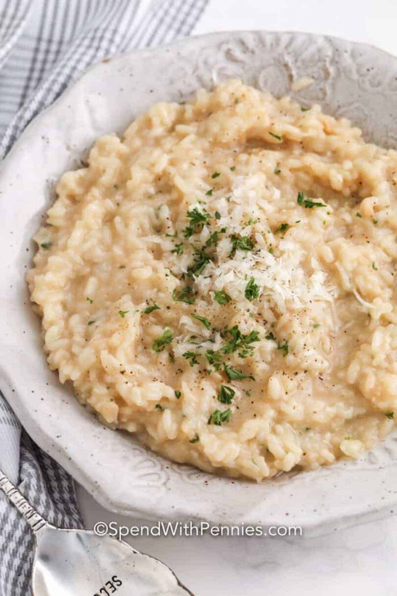 Parmesan Risotto – Spend With Pennies