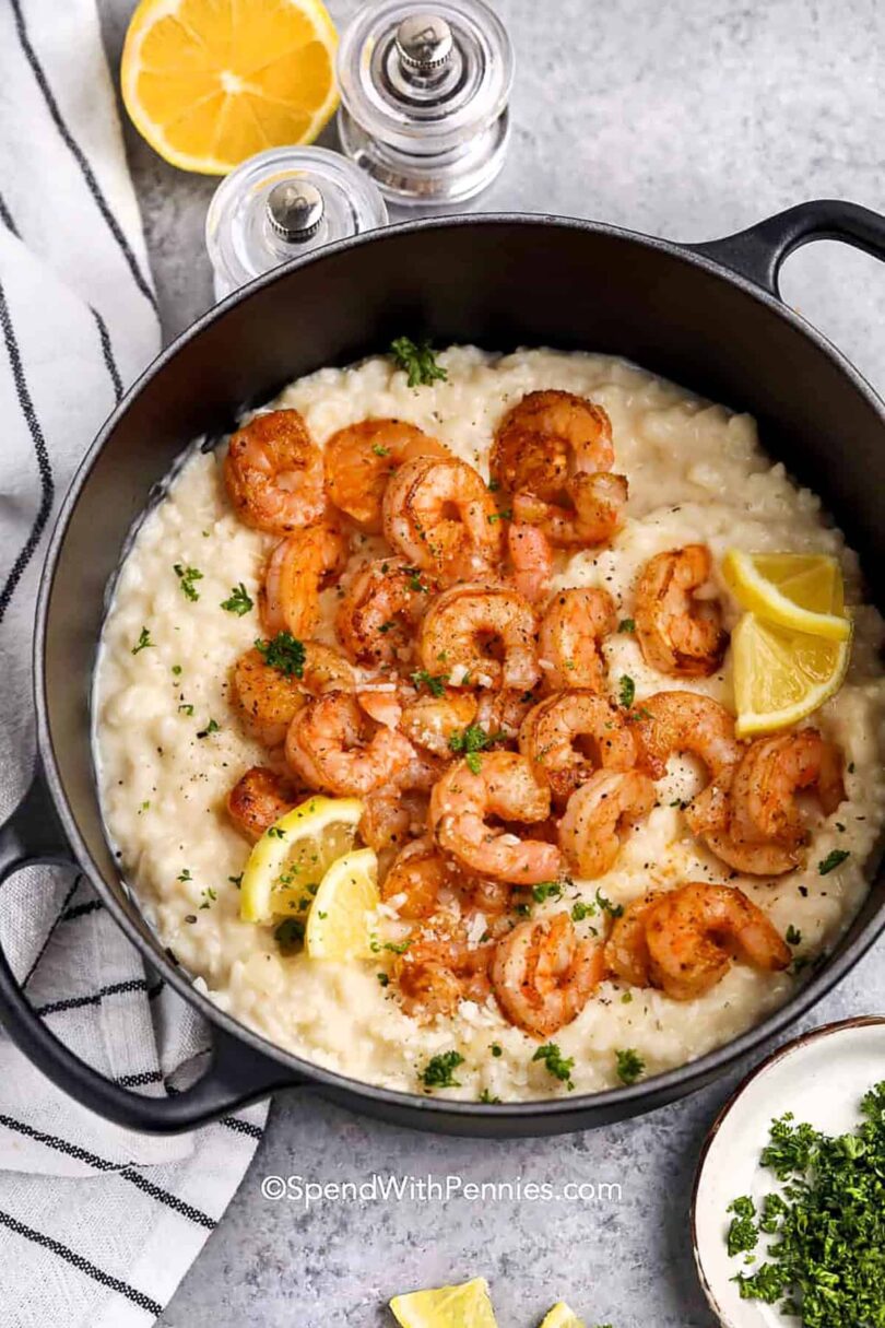 Shrimp Risotto – Spend With Pennies