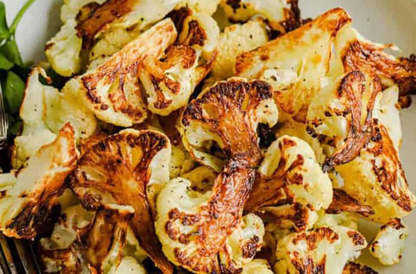The BEST Roasted Cauliflower Ever -Spend With Pennies