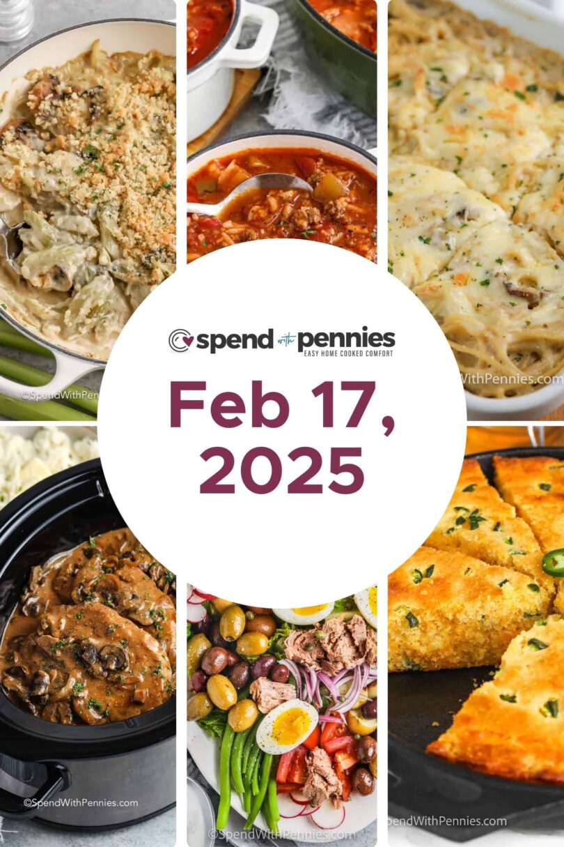 Weekly Meal Plan Feb 17, 2025