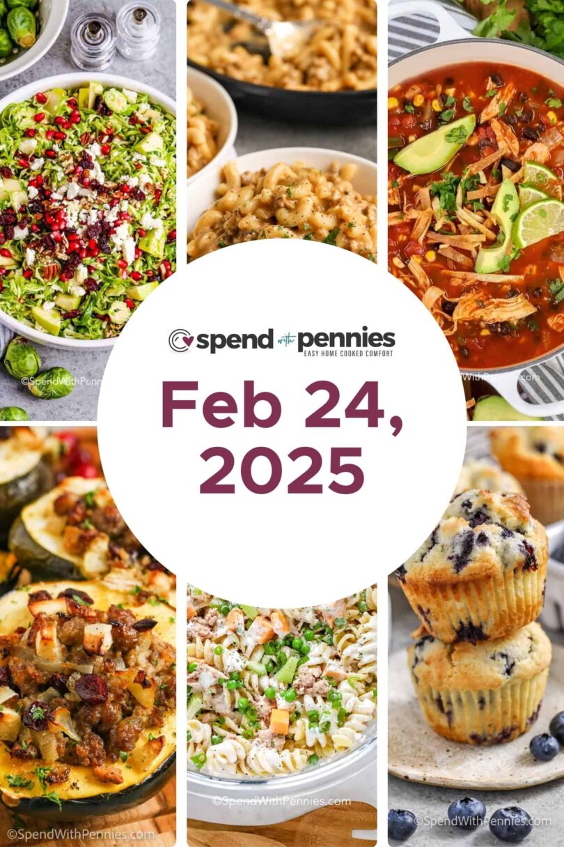 Weekly Meal Plan Feb 24, 2025