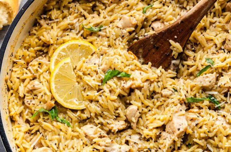 Lemon Chicken and Orzo – The Stay At Home Chef