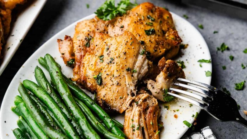 Magic Sheet Pan Chicken Thighs