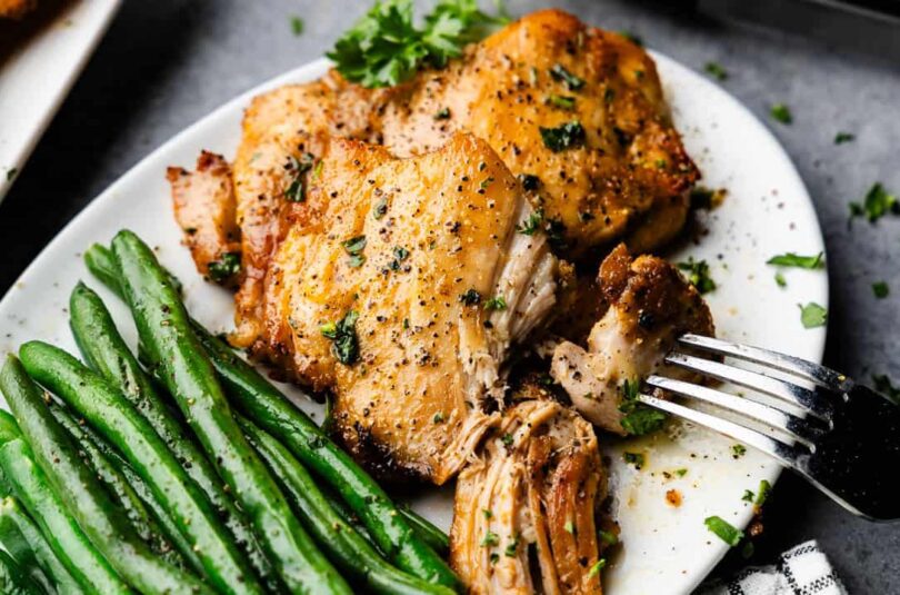 Magic Sheet Pan Chicken Thighs
