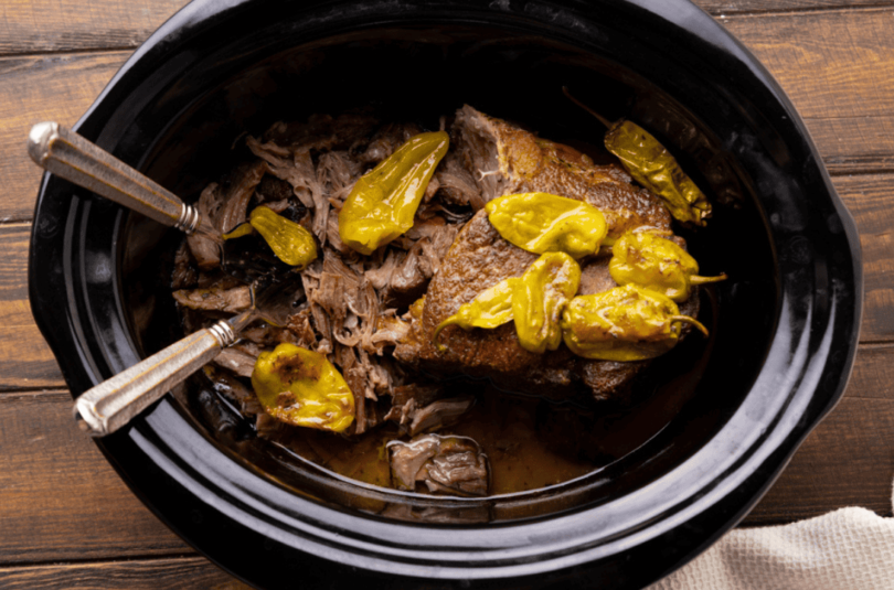 Slow Cooker Mississippi Pork Roast