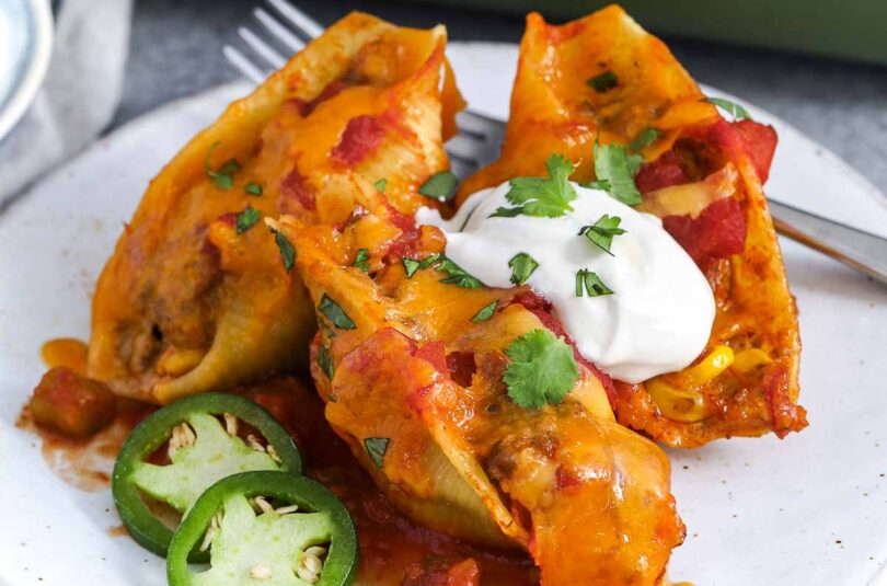 Taco Stuffed Shells – Spend With Pennies