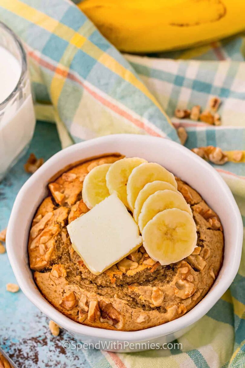 Banana Baked Oats – Spend With Pennies