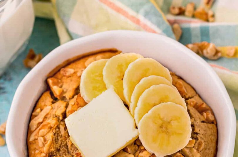 Banana Baked Oats – Spend With Pennies