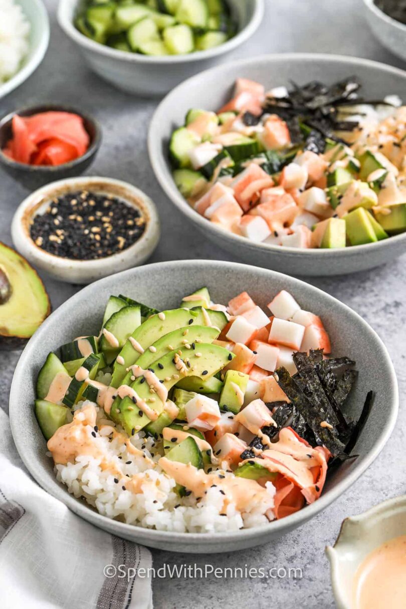 California Roll Sushi Bowl – Spend With Pennies