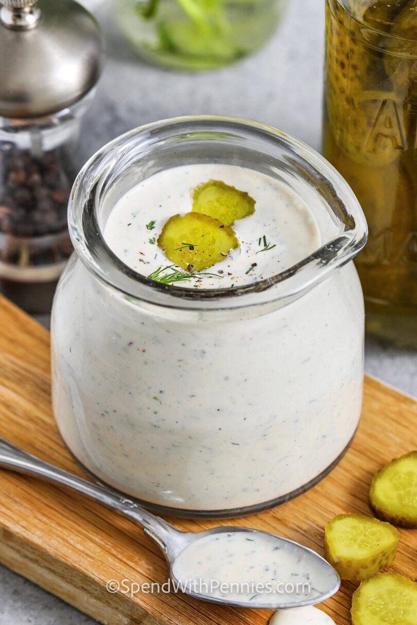 Dill Pickle Ranch Dressing – Spend With Pennies