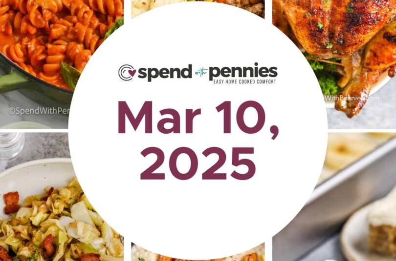 Weekly Meal Plan Mar 10, 2025