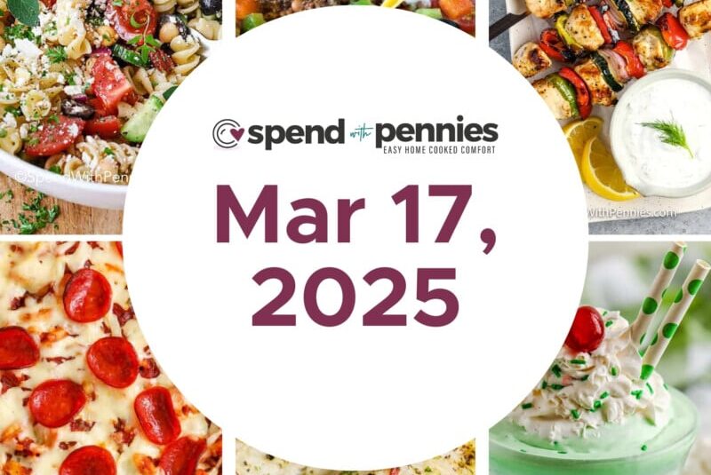 Weekly Meal Plan Mar 17, 2025