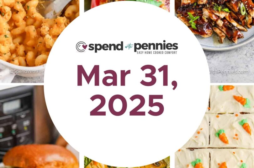 Weekly Meal Plan Mar 31, 2025