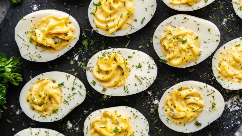 Ranch Deviled Eggs – The Stay At Home Chef