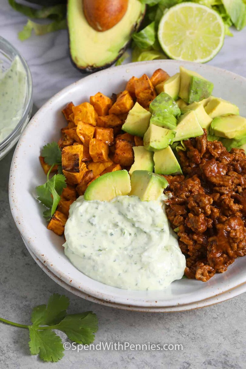 Sweet Potato Taco Bowl – Spend With Pennies