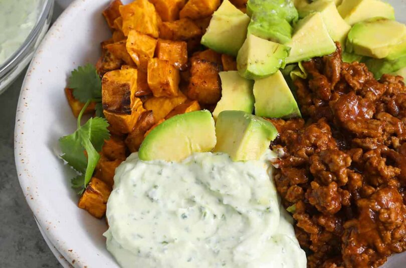 Sweet Potato Taco Bowl – Spend With Pennies