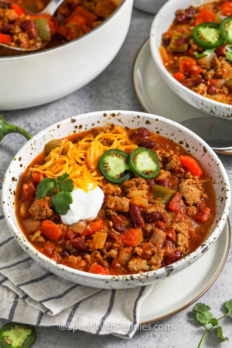 Turkey Chili Recipe – Spend With Pennies