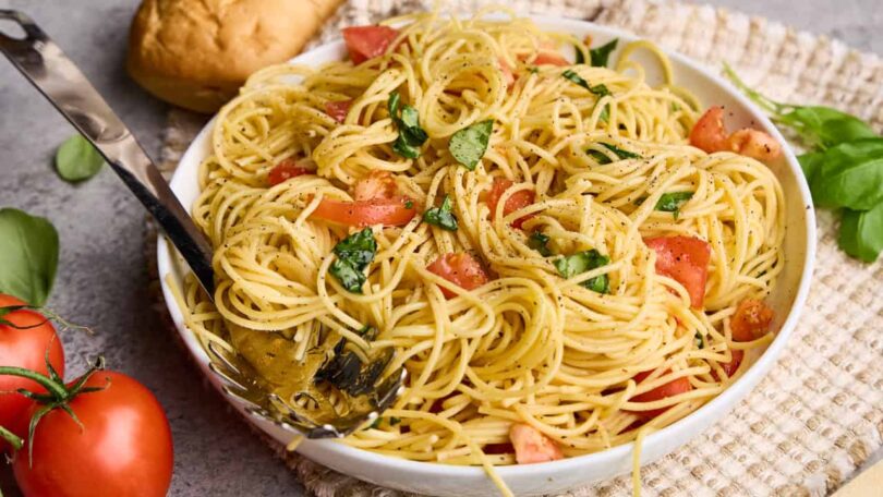 15 Minute Italian Garden Pasta