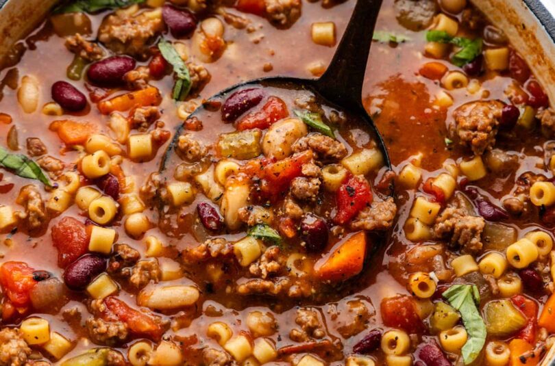 Classic Pasta e Fagioli – The Stay At Home Chef